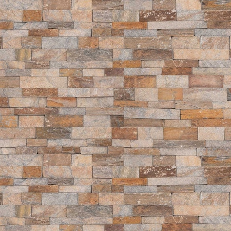 Msi Canyon Creek Splitface Ledger Corner 6 In. X 18 In. Natural Quartzite Wall Tile, 4PK ZOR-PNL-0052
